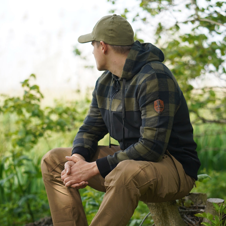 Lumbershell Jakke Sort / Olivengrøn