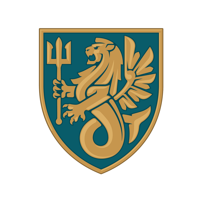 PATCH - 37. Separate marineinfanteribrigade (med velcro bagpå)