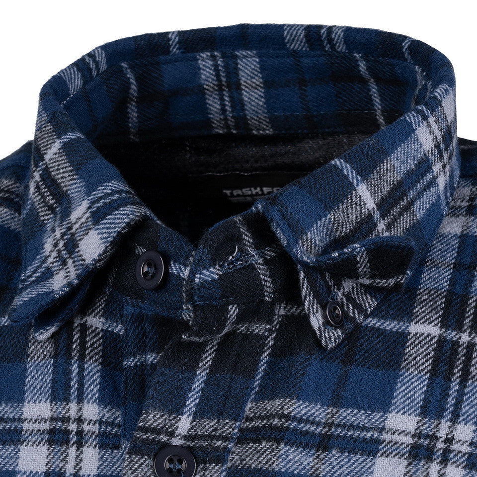 Contractor Flannel Skjorte Blå by TF-2215