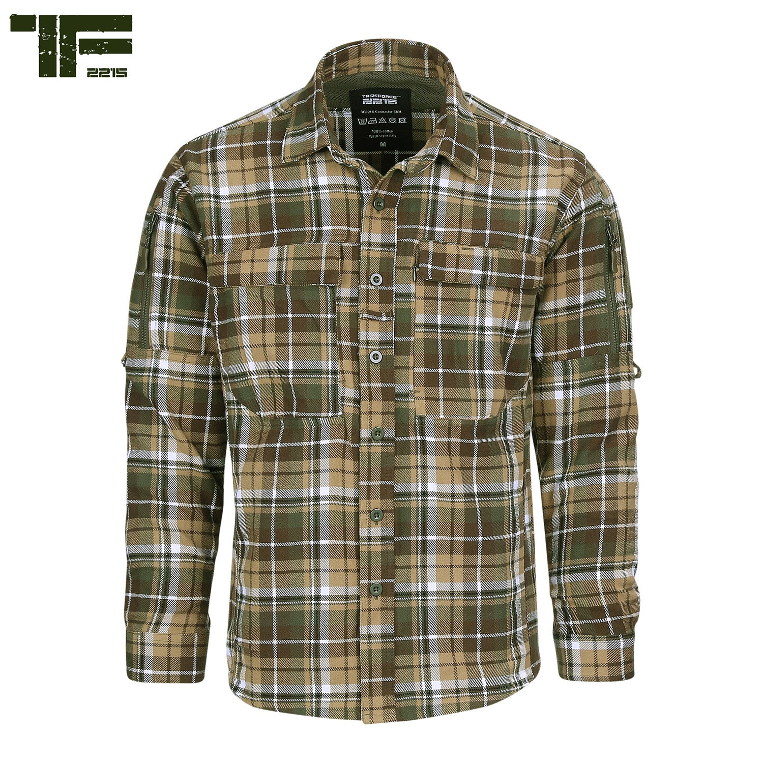 Contractor Flannel Skjorte Brun by TF-2215