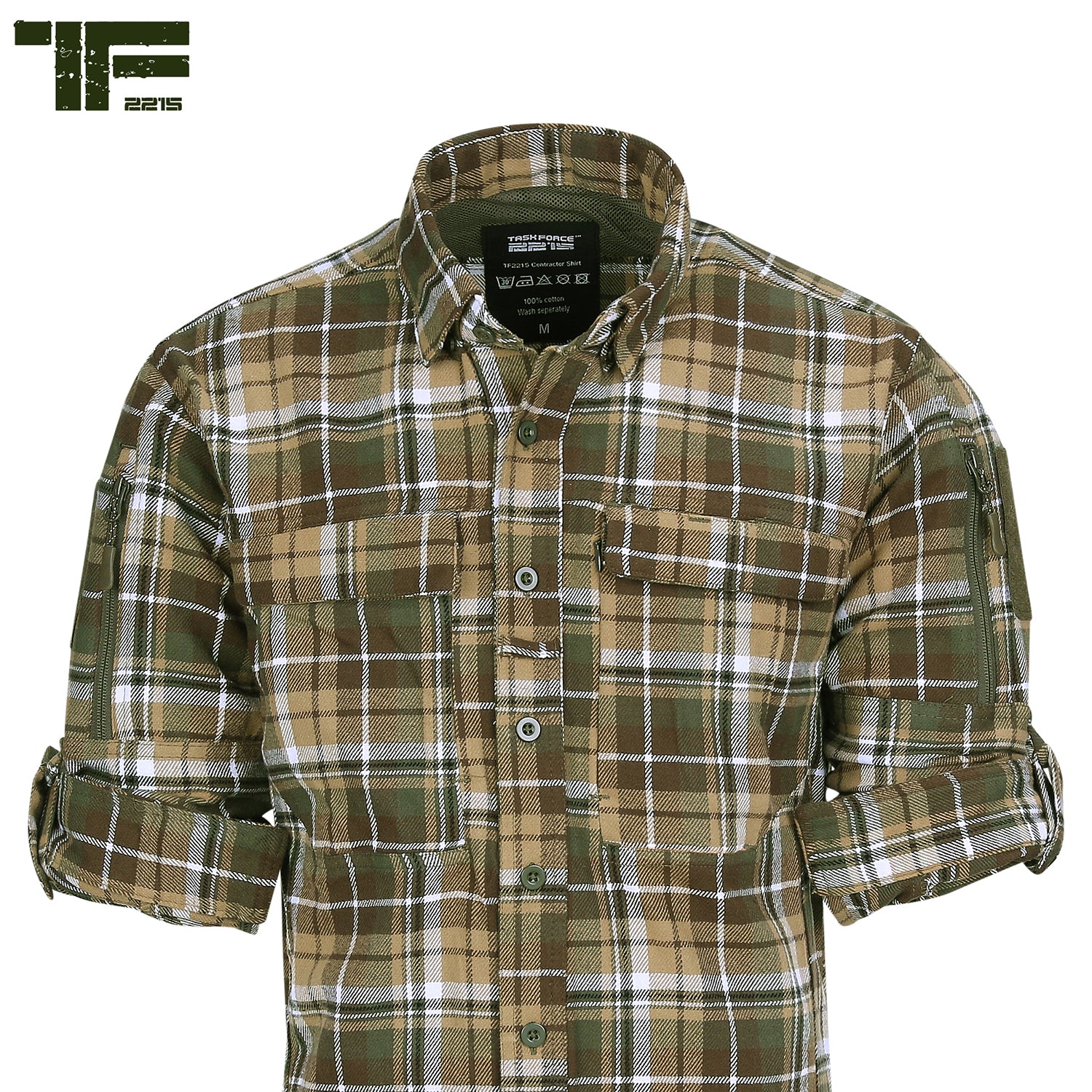 Contractor Flannel Skjorte Brun by TF-2215