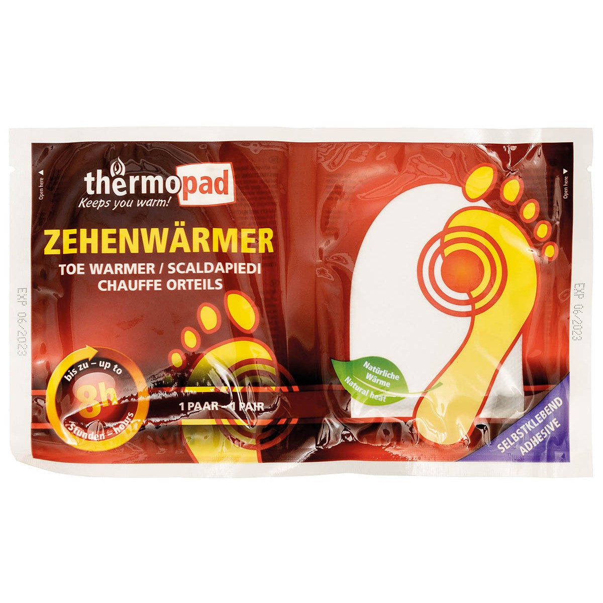 Tå Varmer Sæt (2 stk.) Thermopad / Engangsbrug