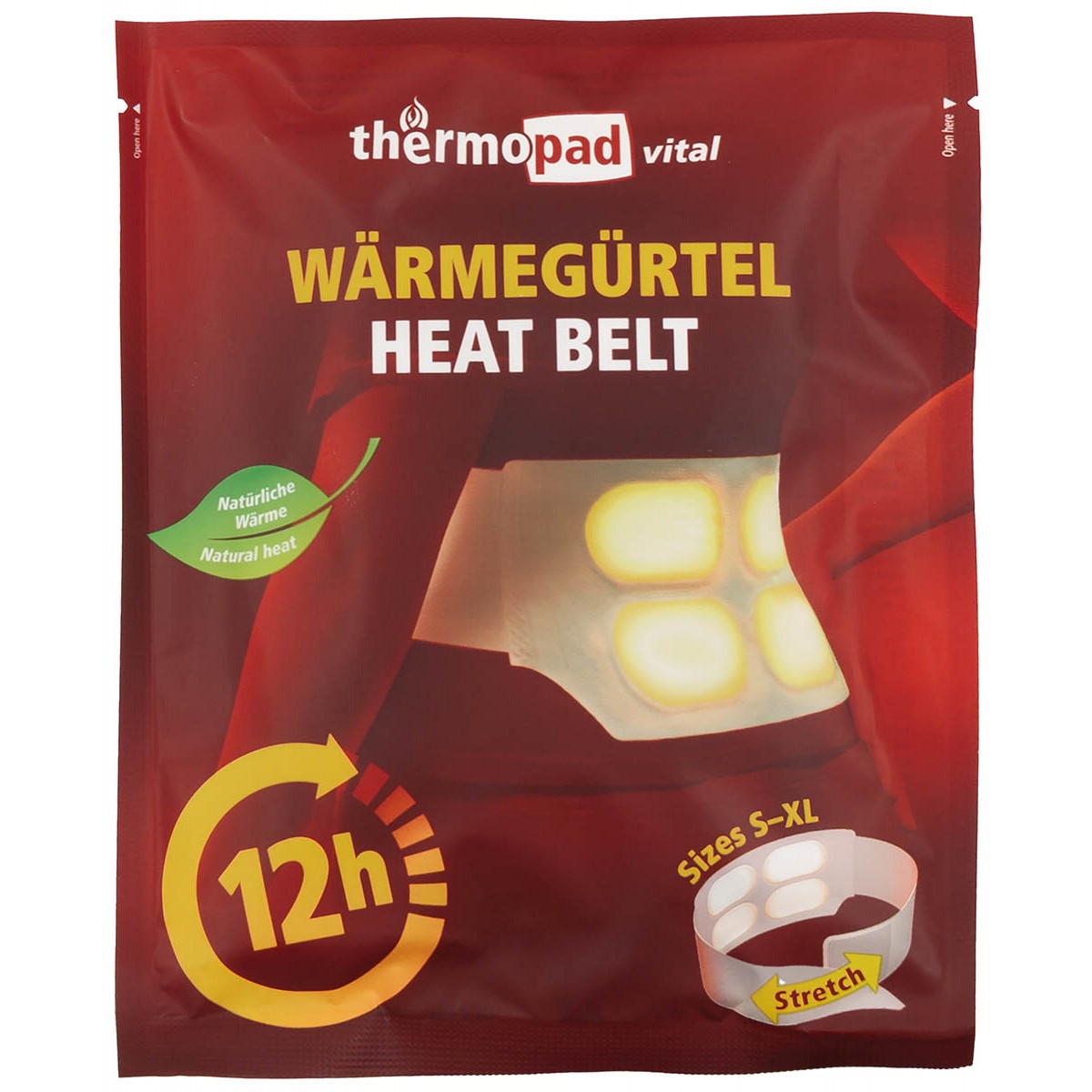 Varme Bælte (3 stk.) Thermopad / Engangsbrug