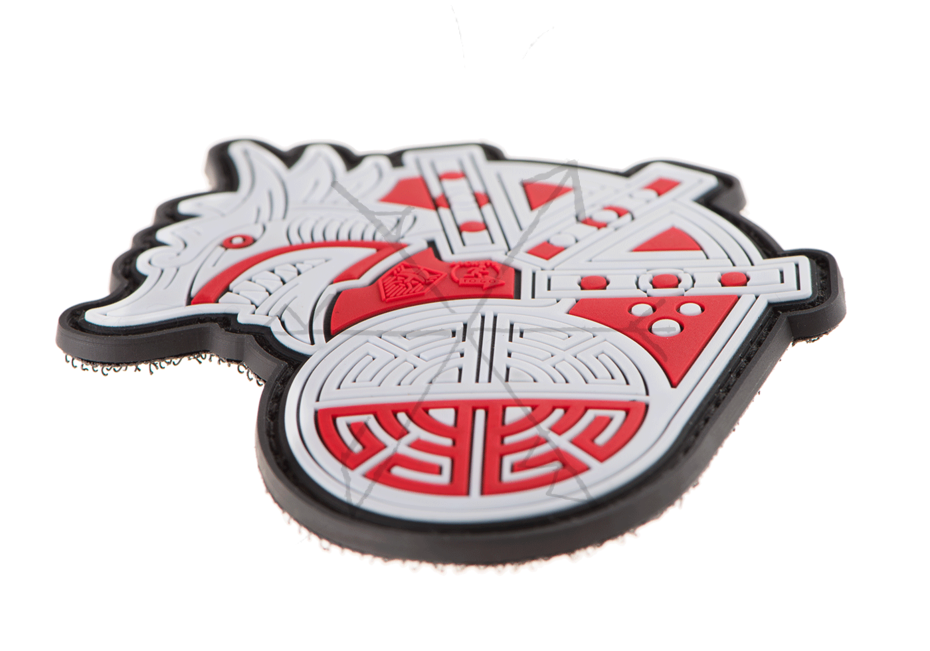 PATCH Viking Dragon Ship Head (med velcro bagside)