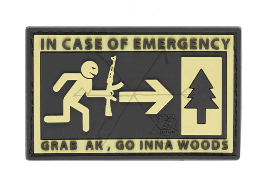 PATCH In Case of Emergency (med velcro bagside)